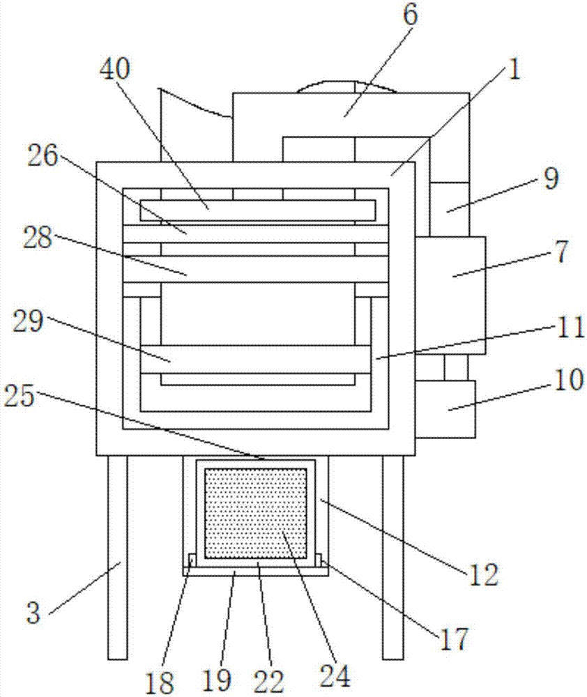 Cleaning and drying integrated machine with water recycling function for textile