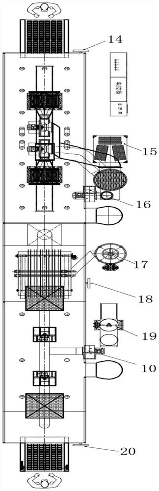 Jet-type thermal degreasing flux pre-coating continuous production line