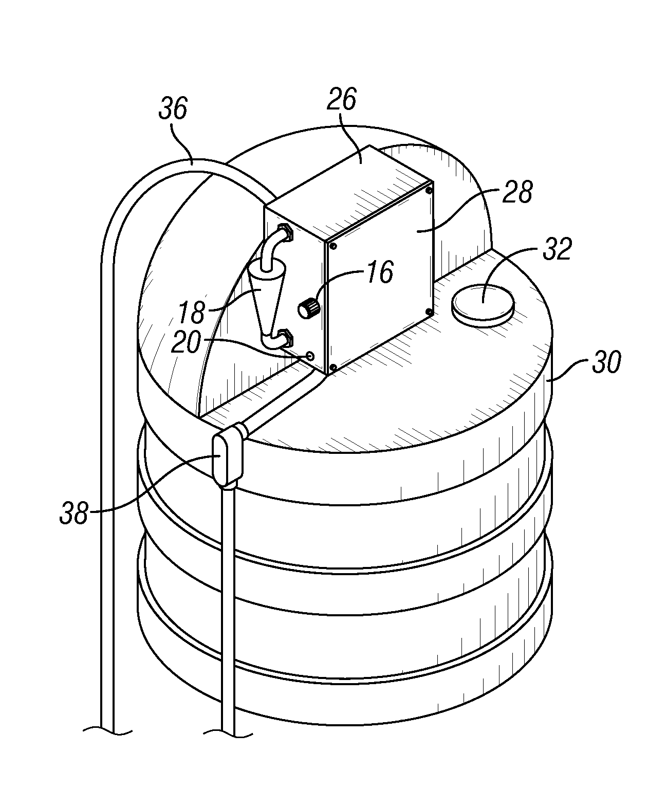 Injection system for delivering liquid into sprinkler system