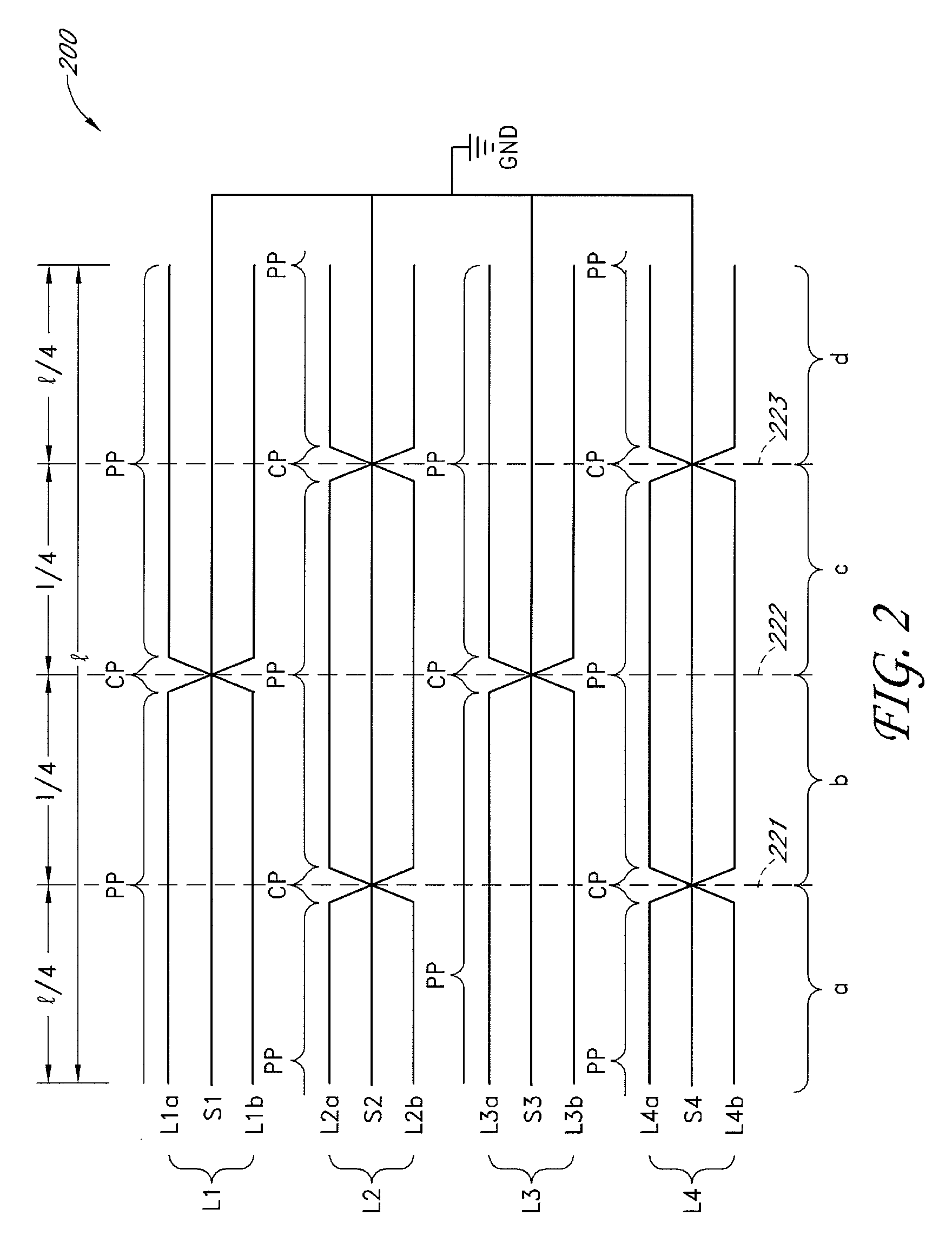 Coupling cancellation scheme