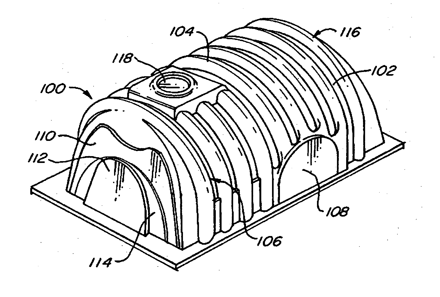 Storm water retention chambers