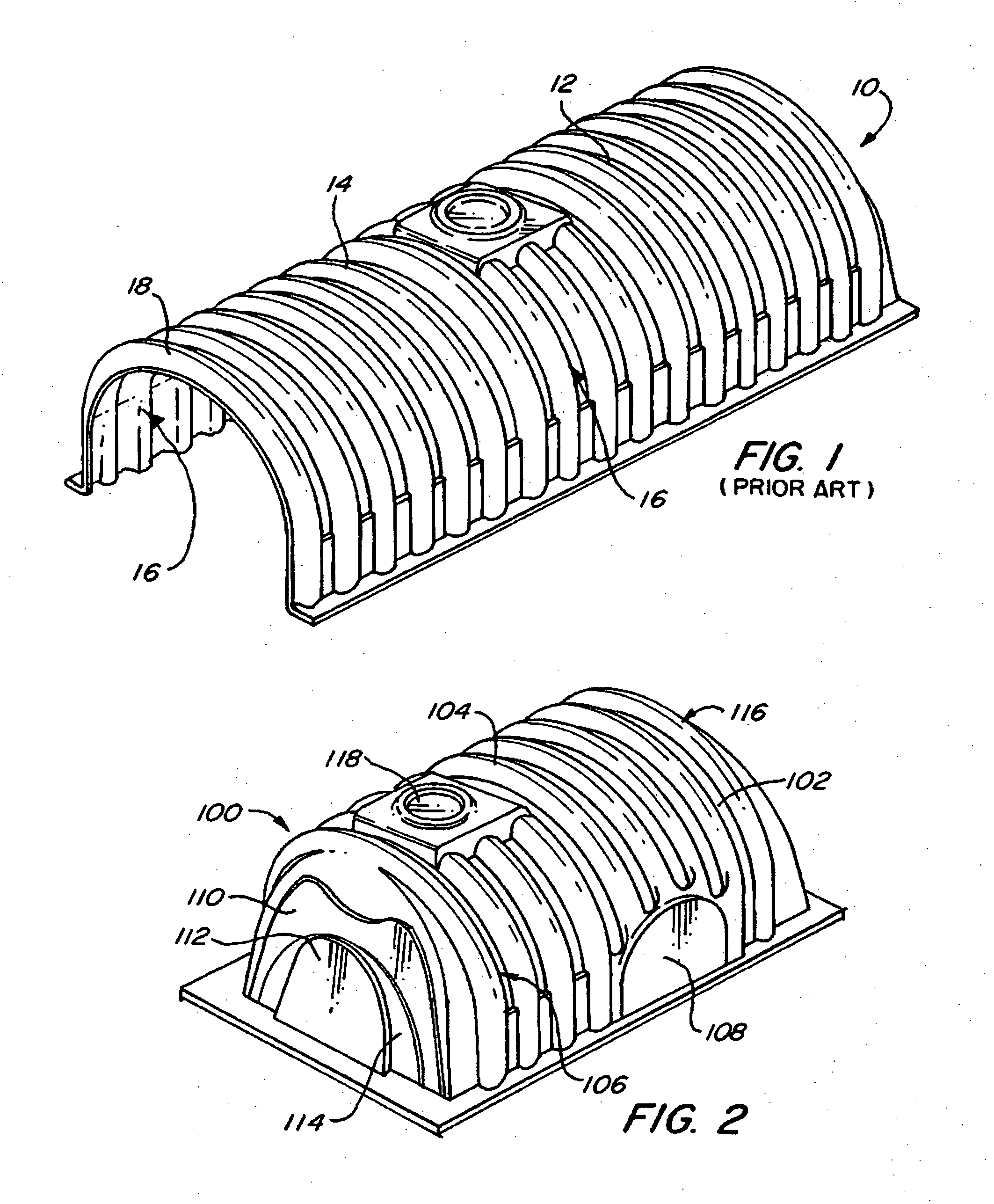 Storm water retention chambers