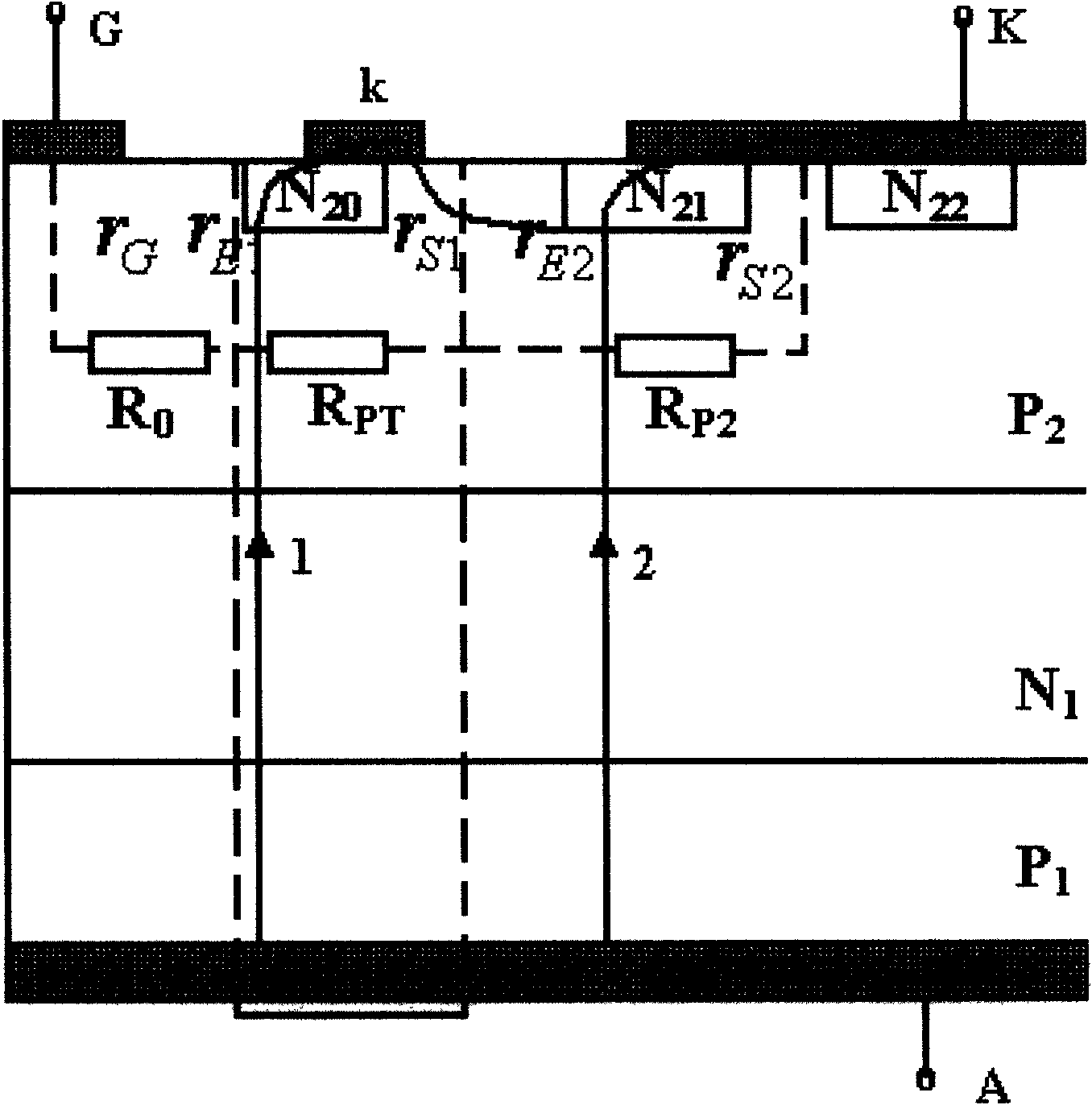 High-speed thyristor