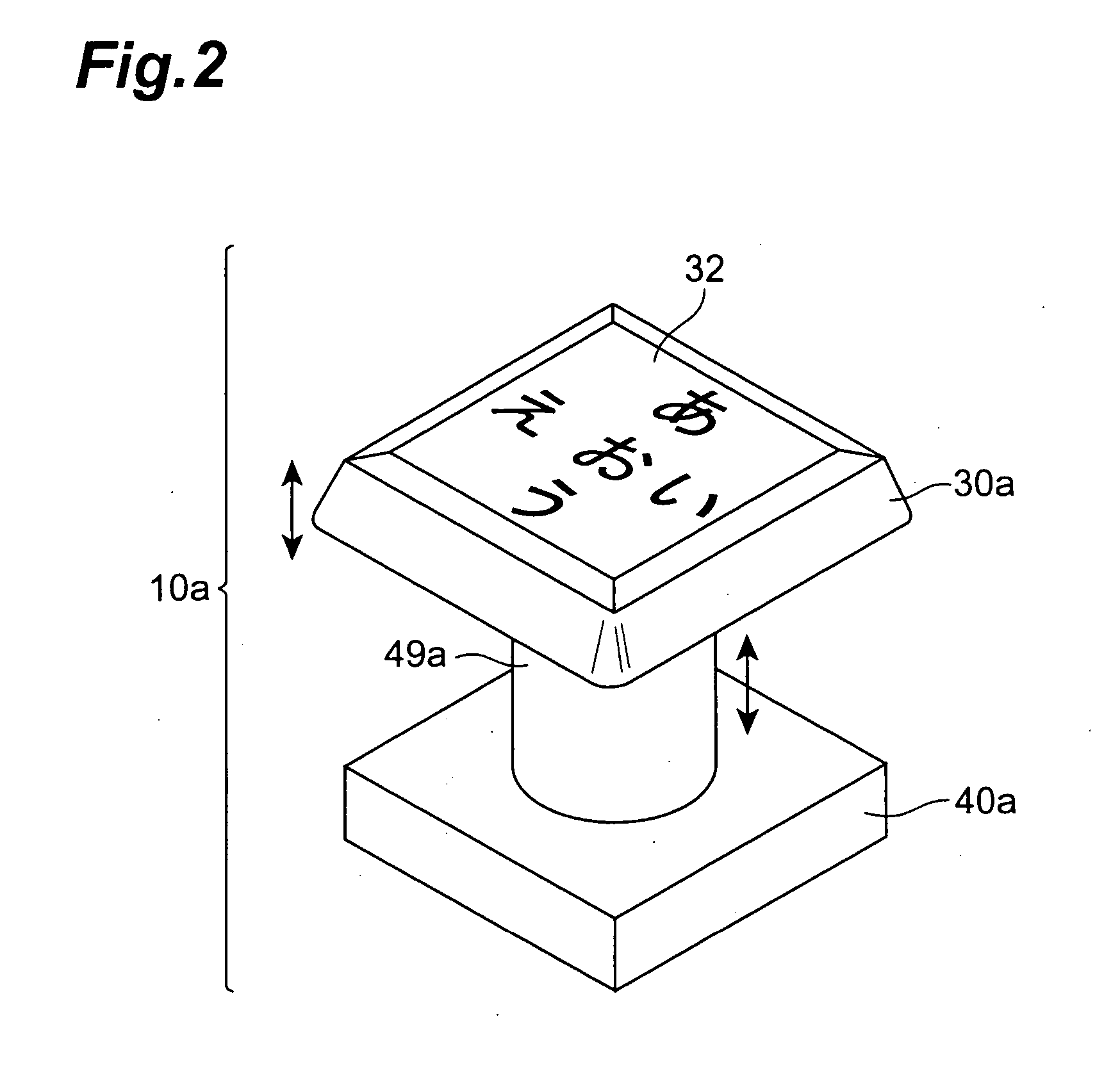 Input key and input apparatus