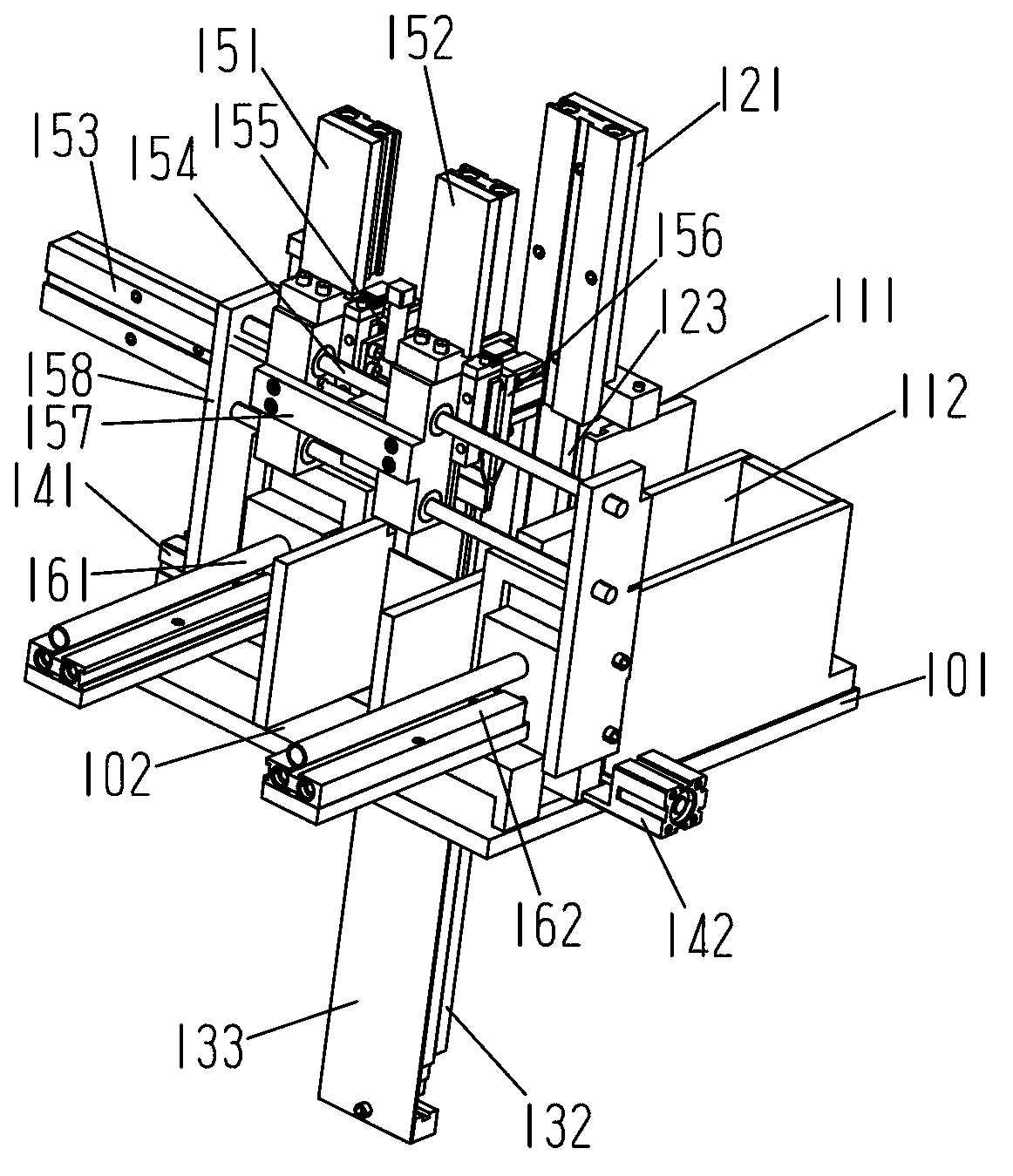 Storage battery production device