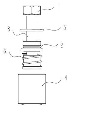 Unloading device for realizing start-stop function of engine