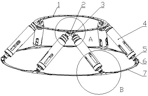 Highly Integrated Self-Sensing Six-Axis Conical Vibration Isolator