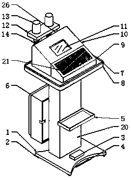 Radar line engraving device and method