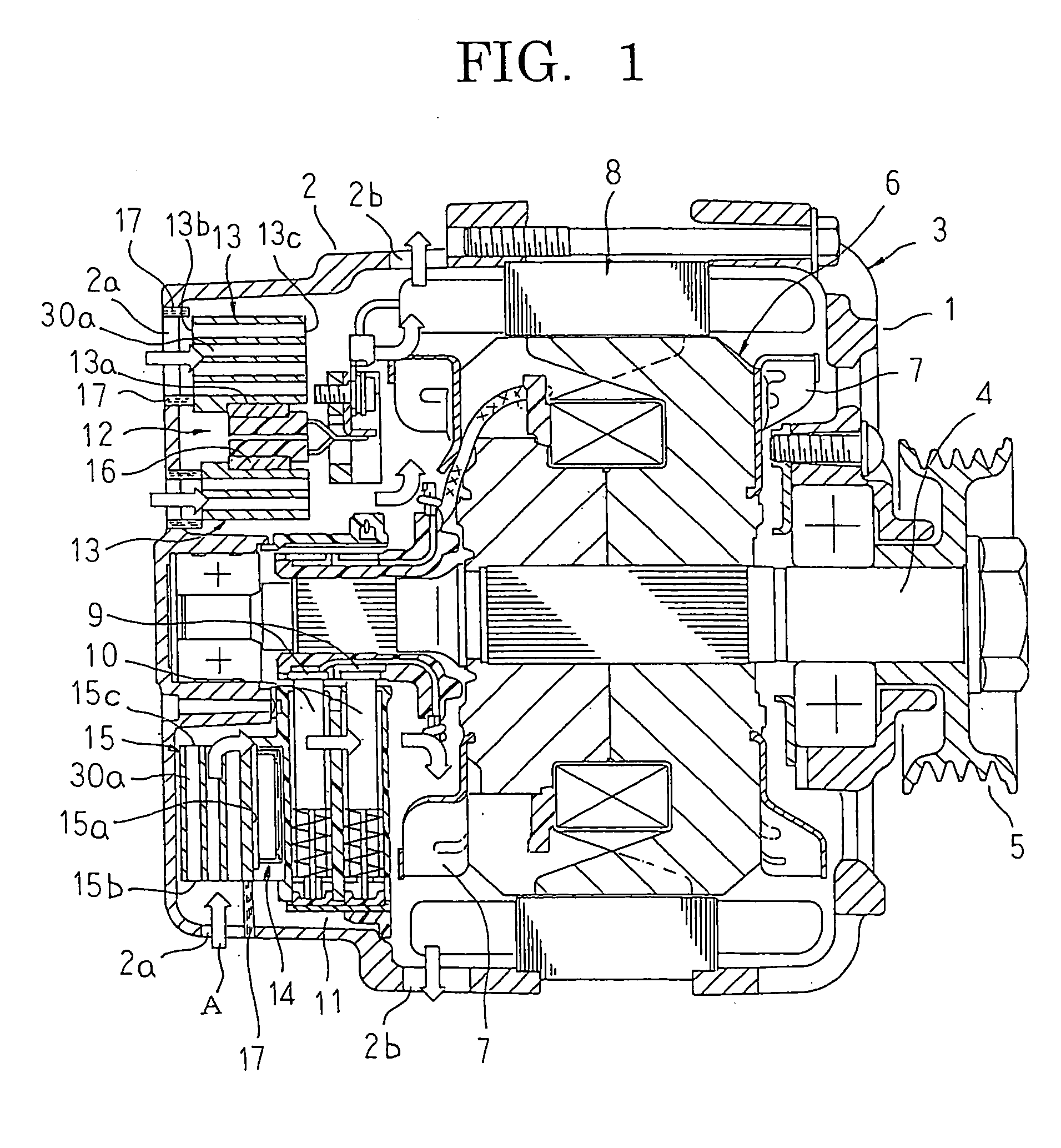 Automotive dynamoelectric machine