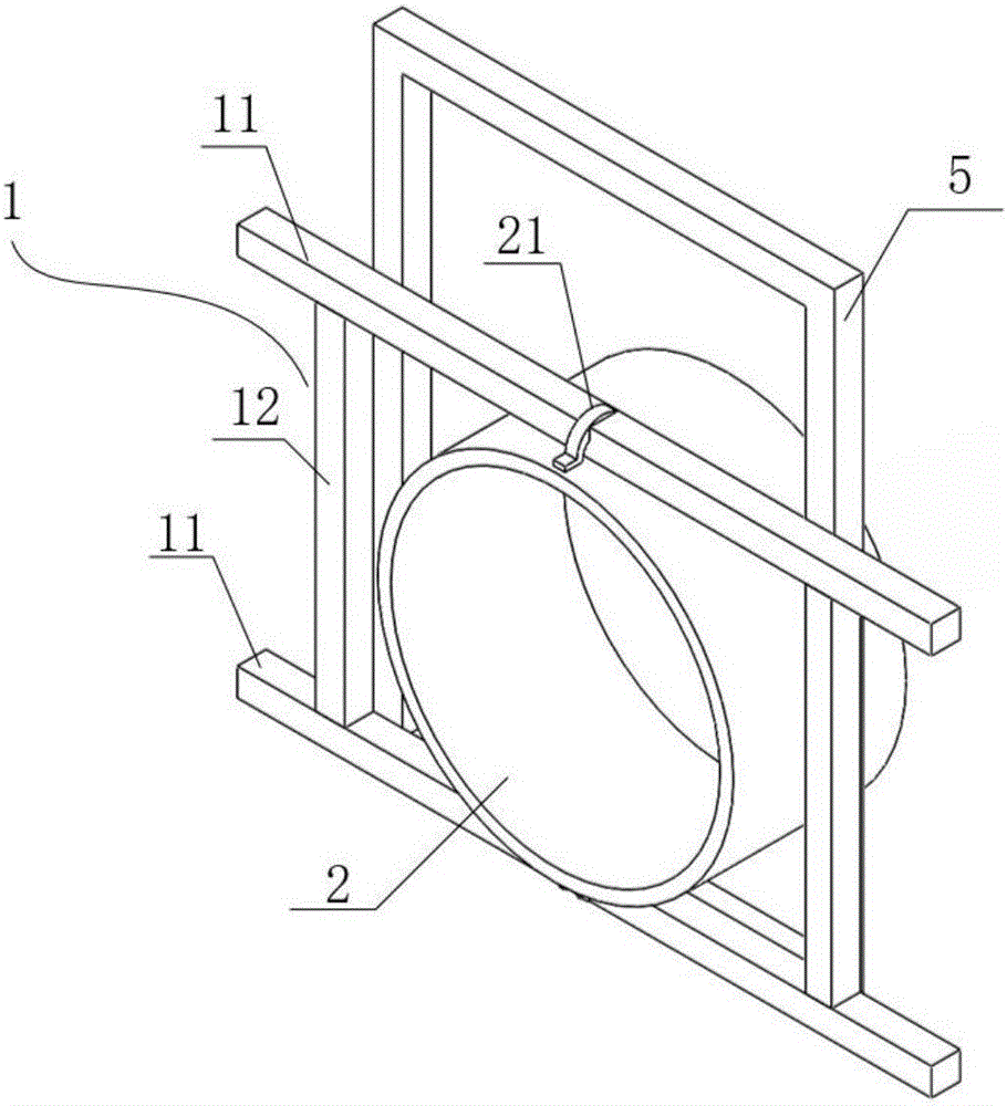 Portable escape device for escape in buildings