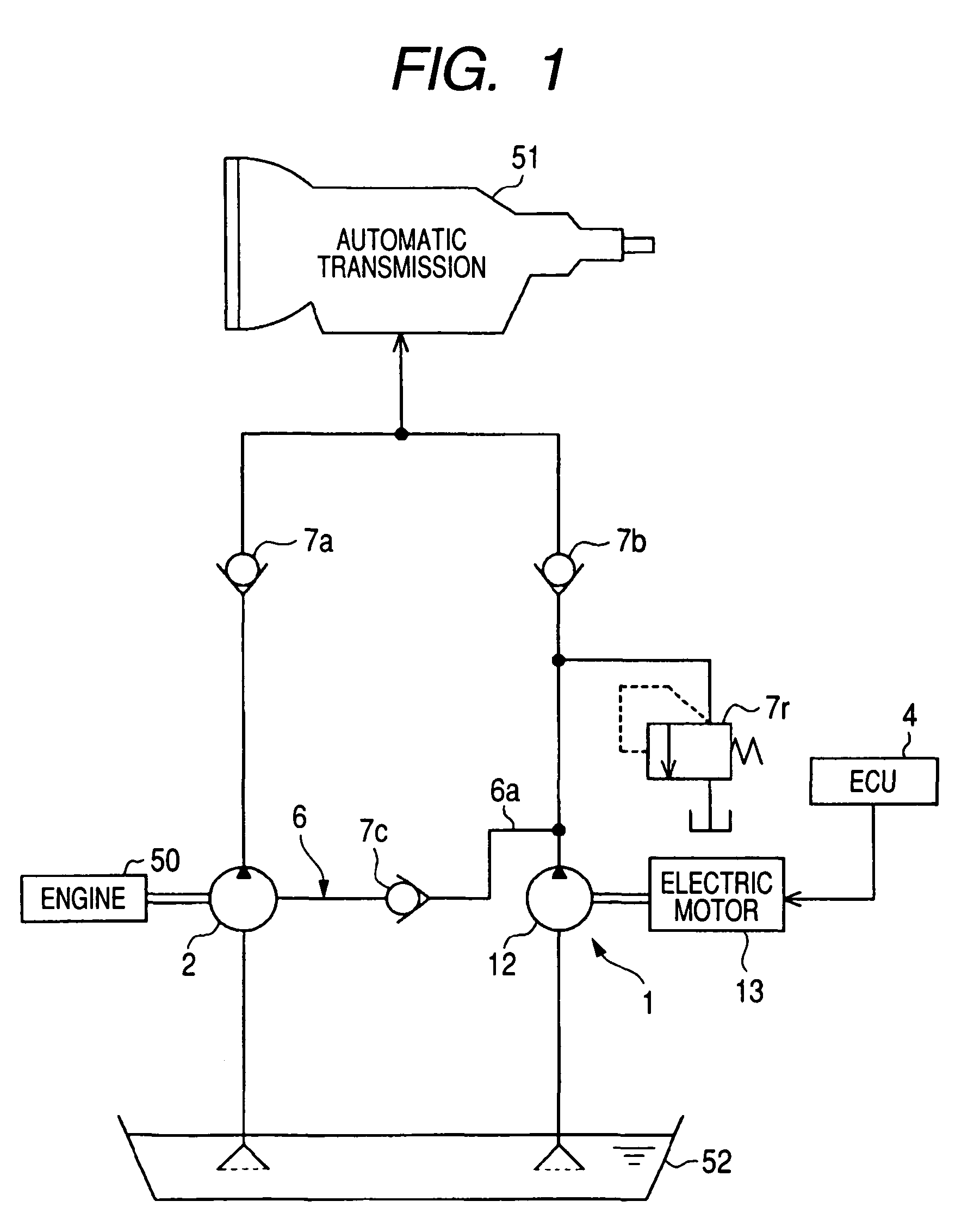 Oil pump system for vehicle