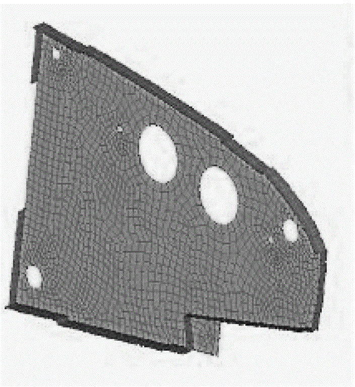 Aircraft wing rib dynamics determination method based on formation superposition method