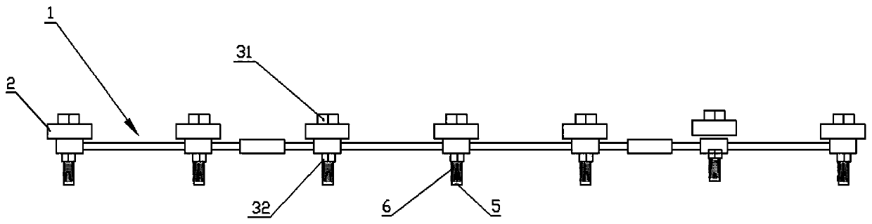 Welding slag fire welding and annealing device, permanent magnet gap determination method and slag removing tool