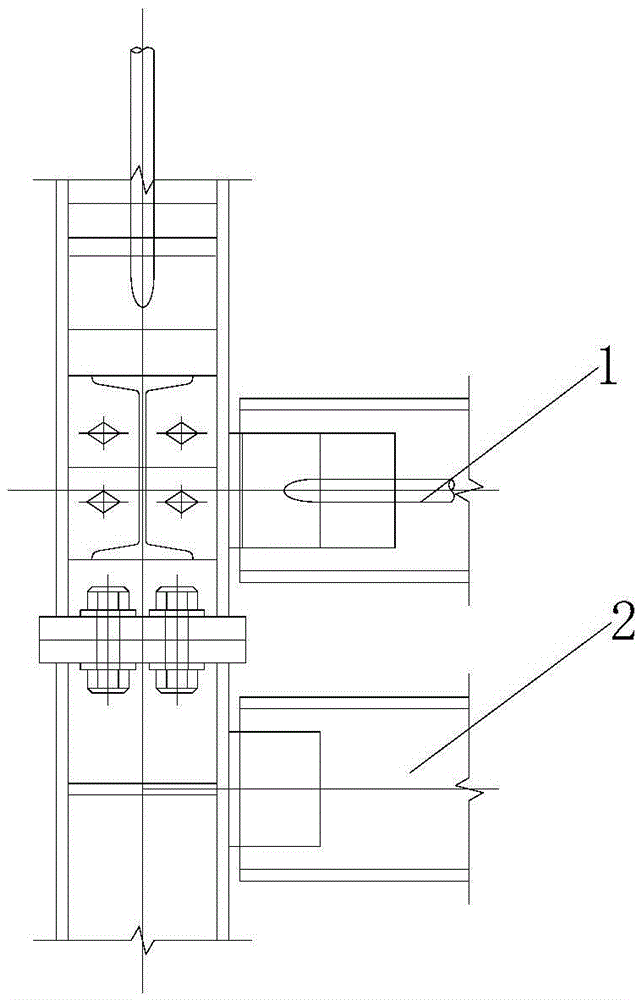 Side wall self-propelled type triangular truss and construction method thereof