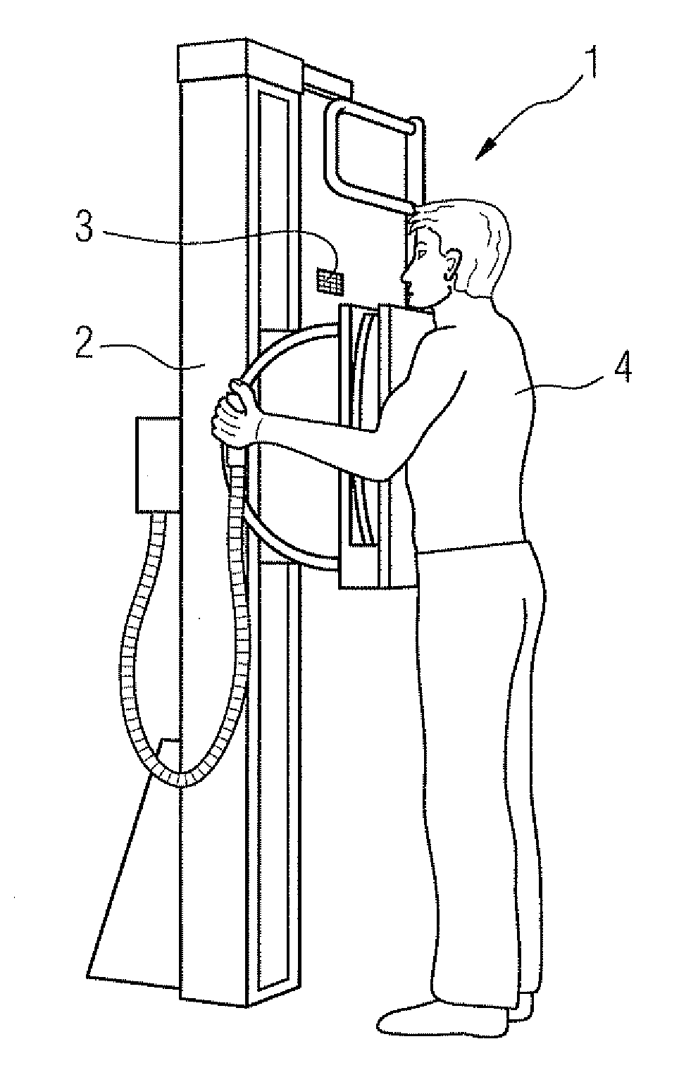 Medical unit with an apparatus for an examination of a patient and an associated method