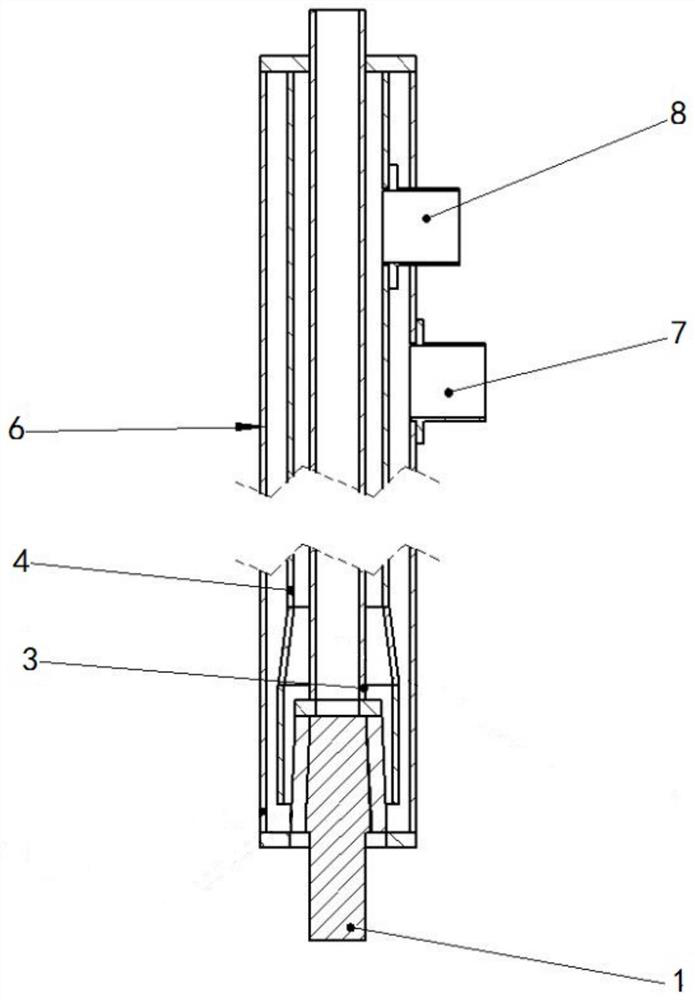 Special-shaped copper strip up-drawing continuous casting crystallizer and special-shaped copper strip production equipment