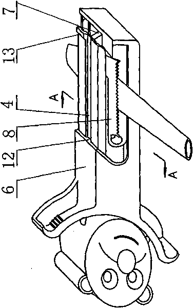 Umbilical cord-clamping cutter with birth time display