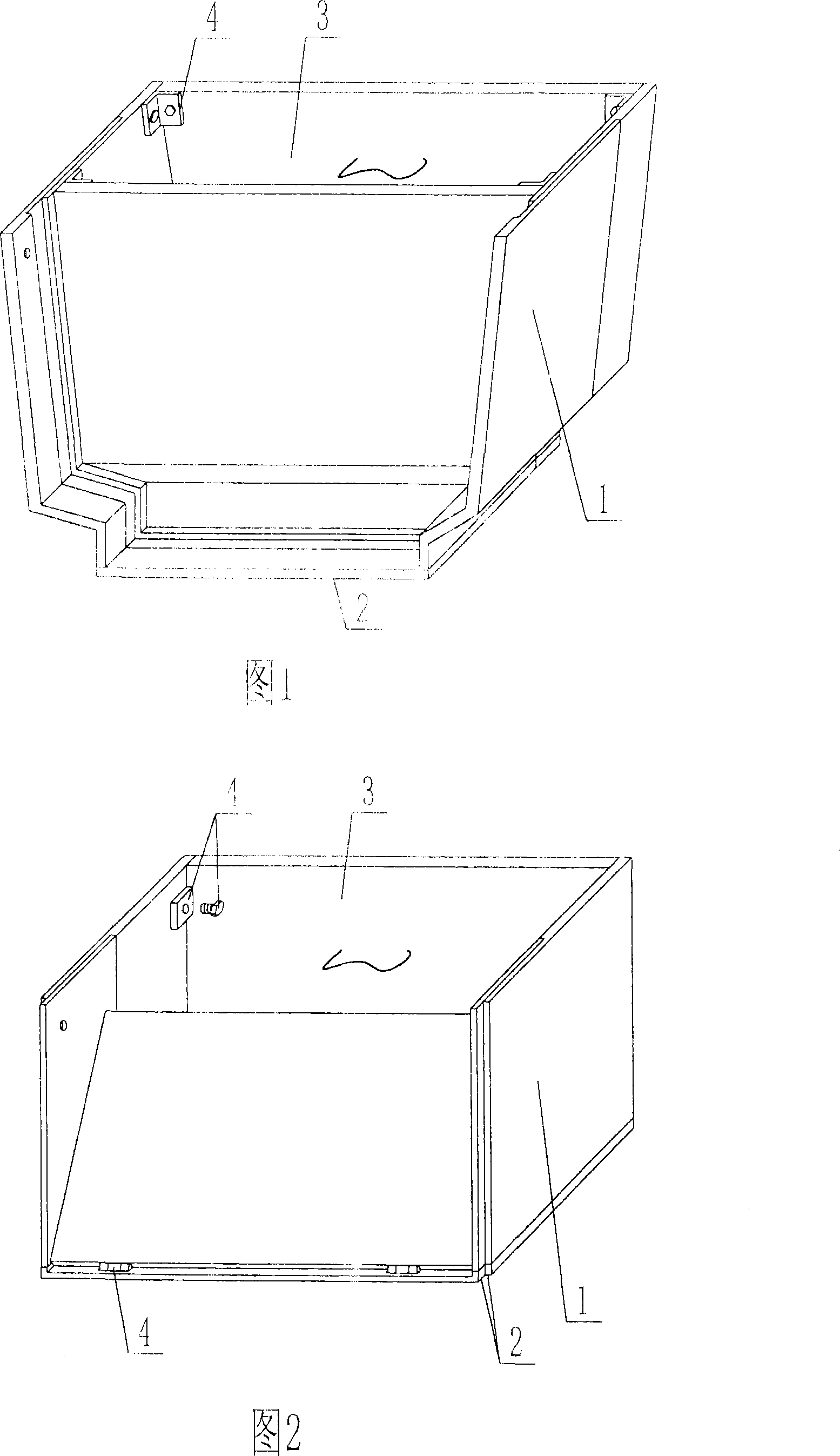 Shuttering component molding mould