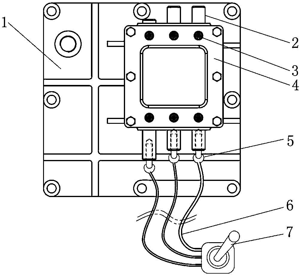 Speed changing box driving gear shifting through push-pull flexible shafts