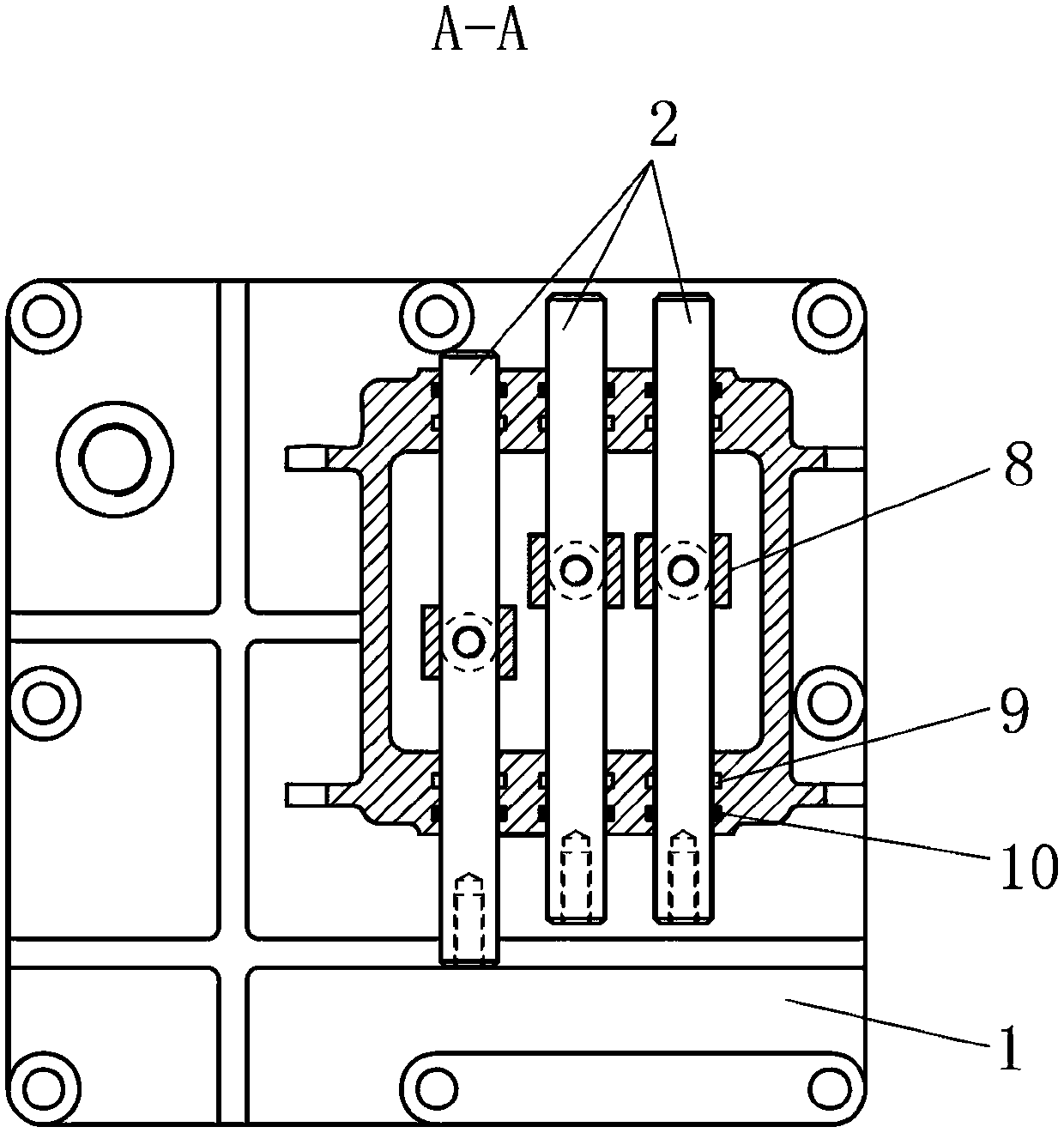 Speed changing box driving gear shifting through push-pull flexible shafts