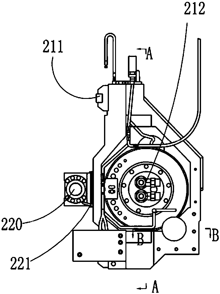 A CNC gear hobbing machine