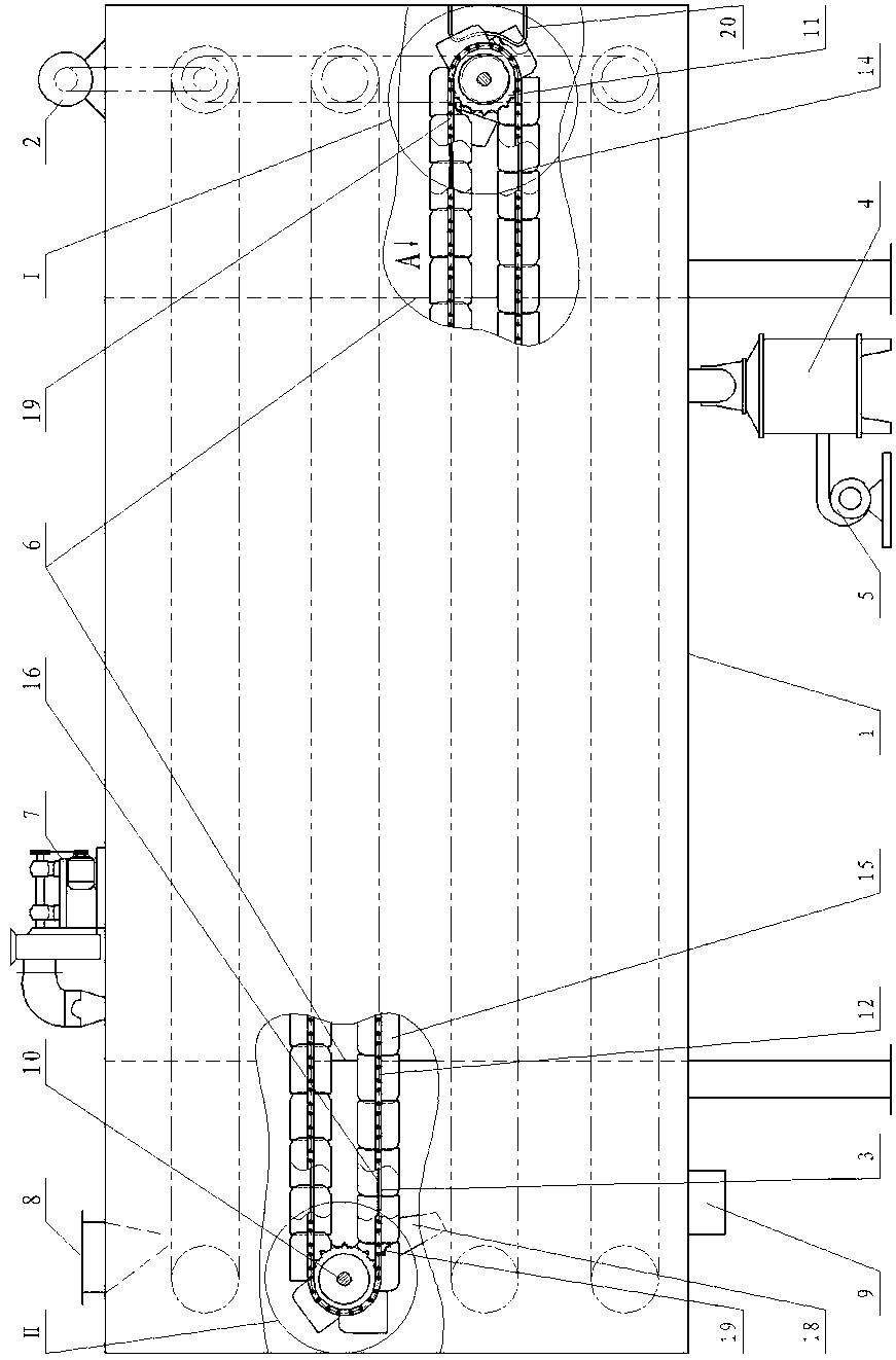 Continuous corncob dryer