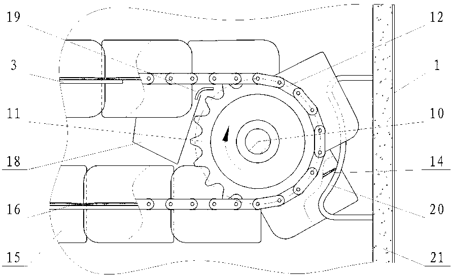 Continuous corncob dryer