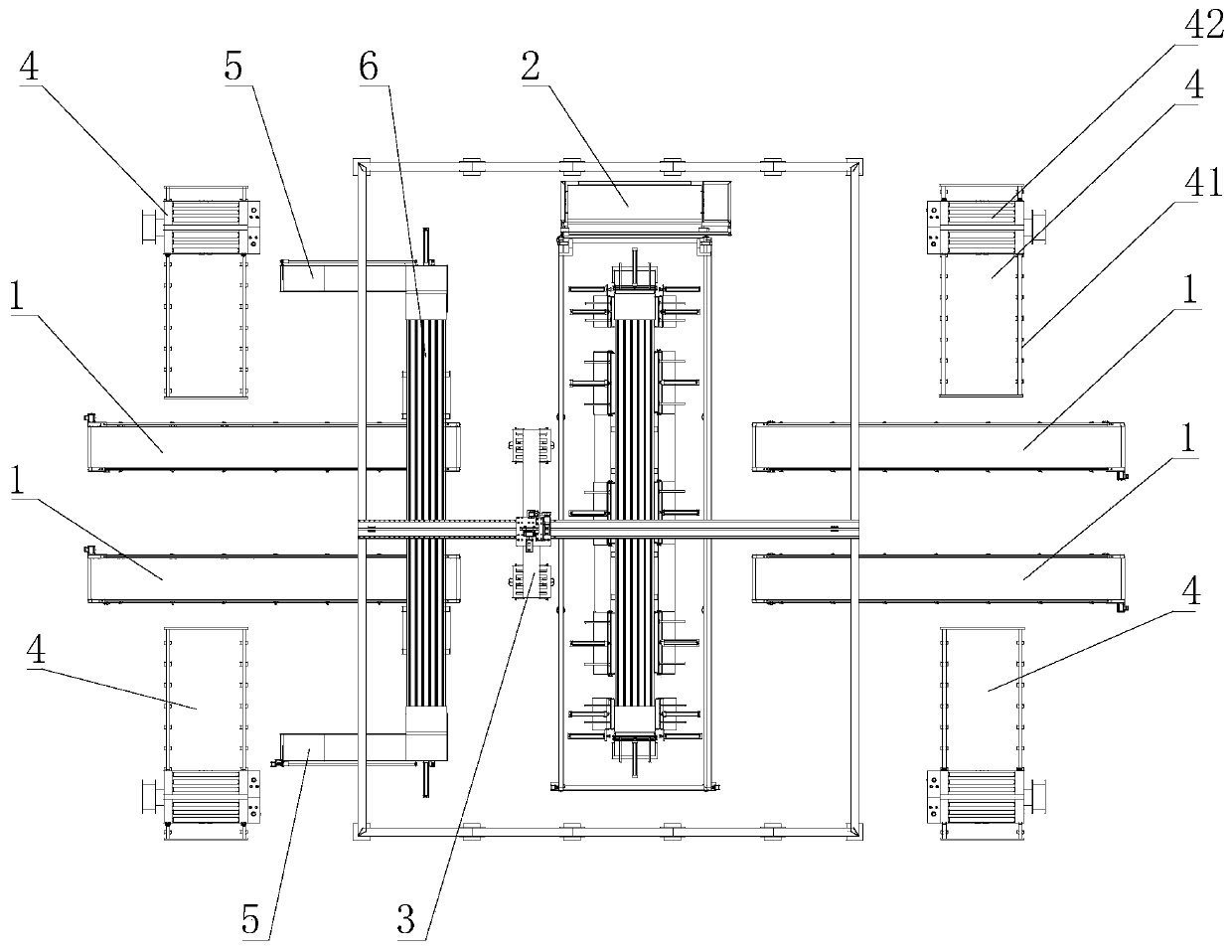 An automatic packaging device for elevator guide rails and its control method