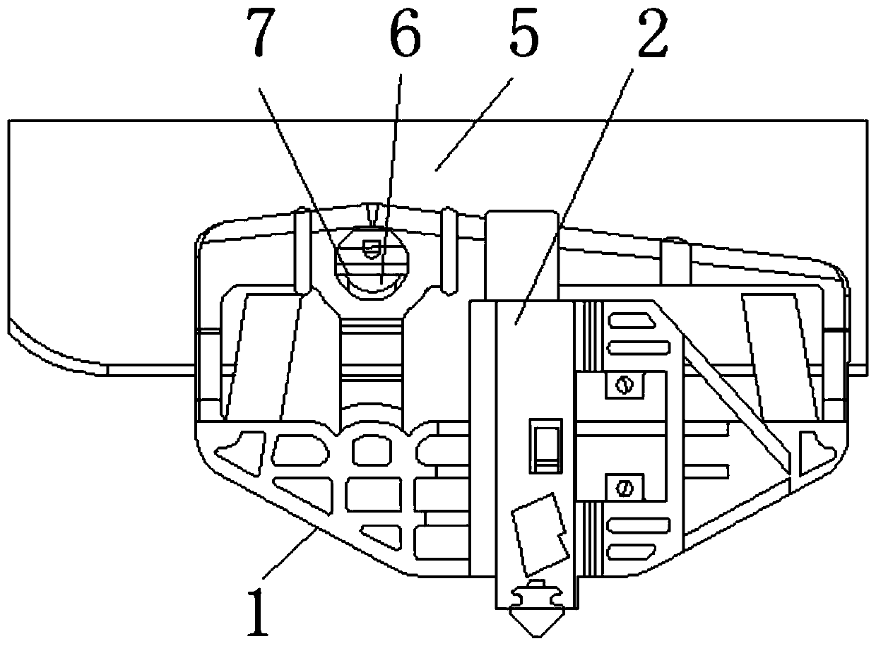 Integrated automobile glass lifting device