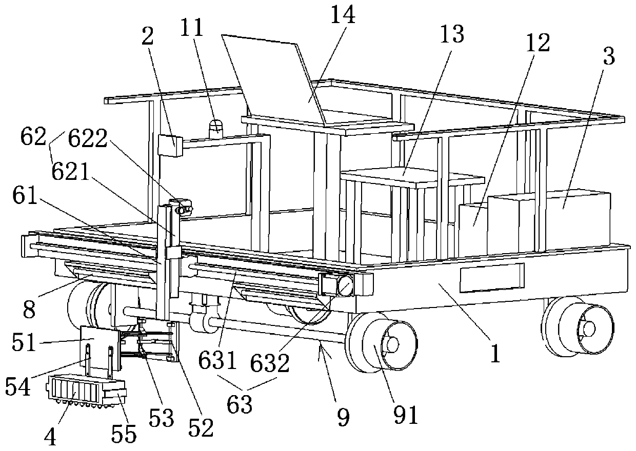 Imaging method and device for realizing automatic track board crack detection