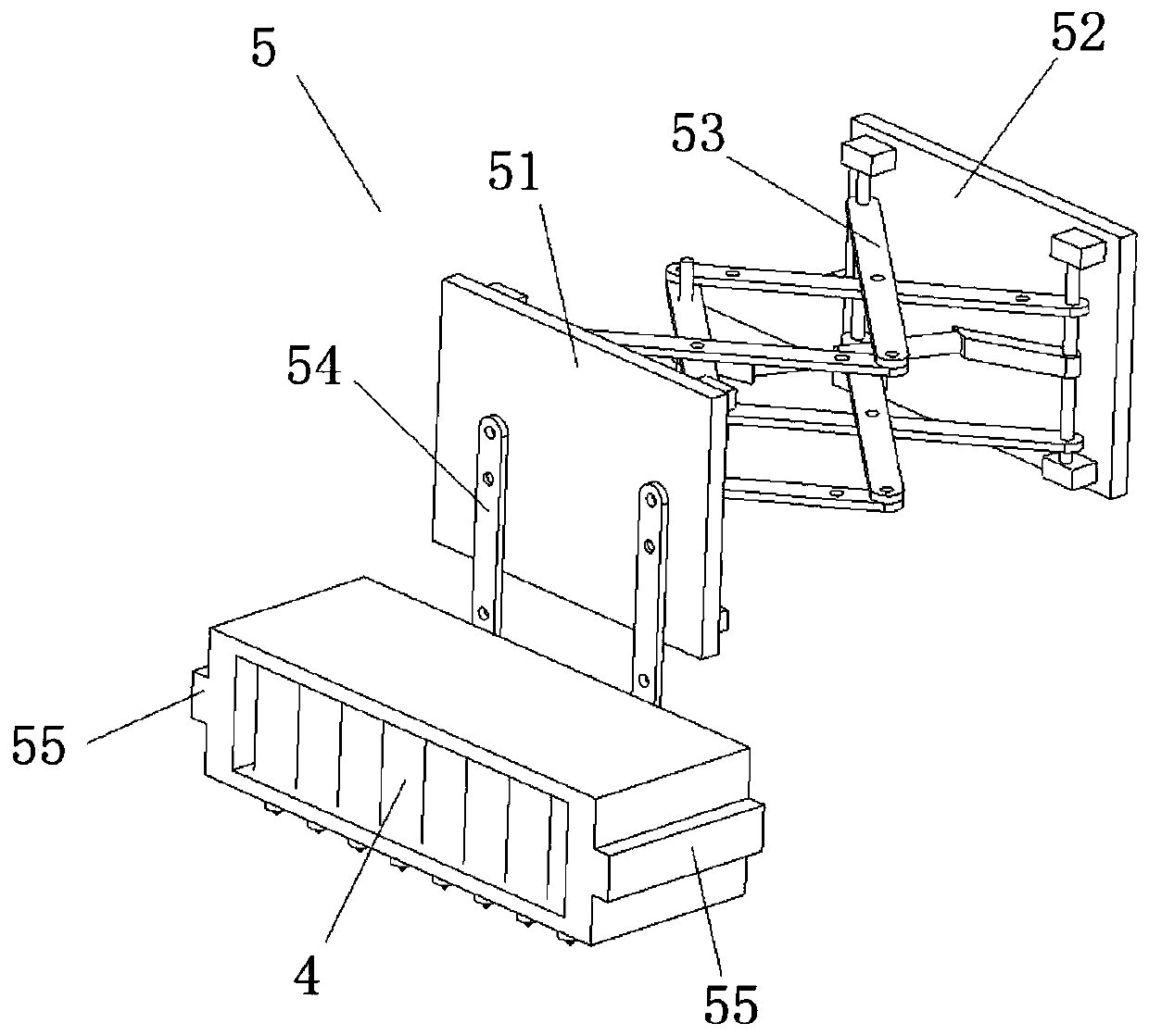 Imaging method and device for realizing automatic track board crack detection