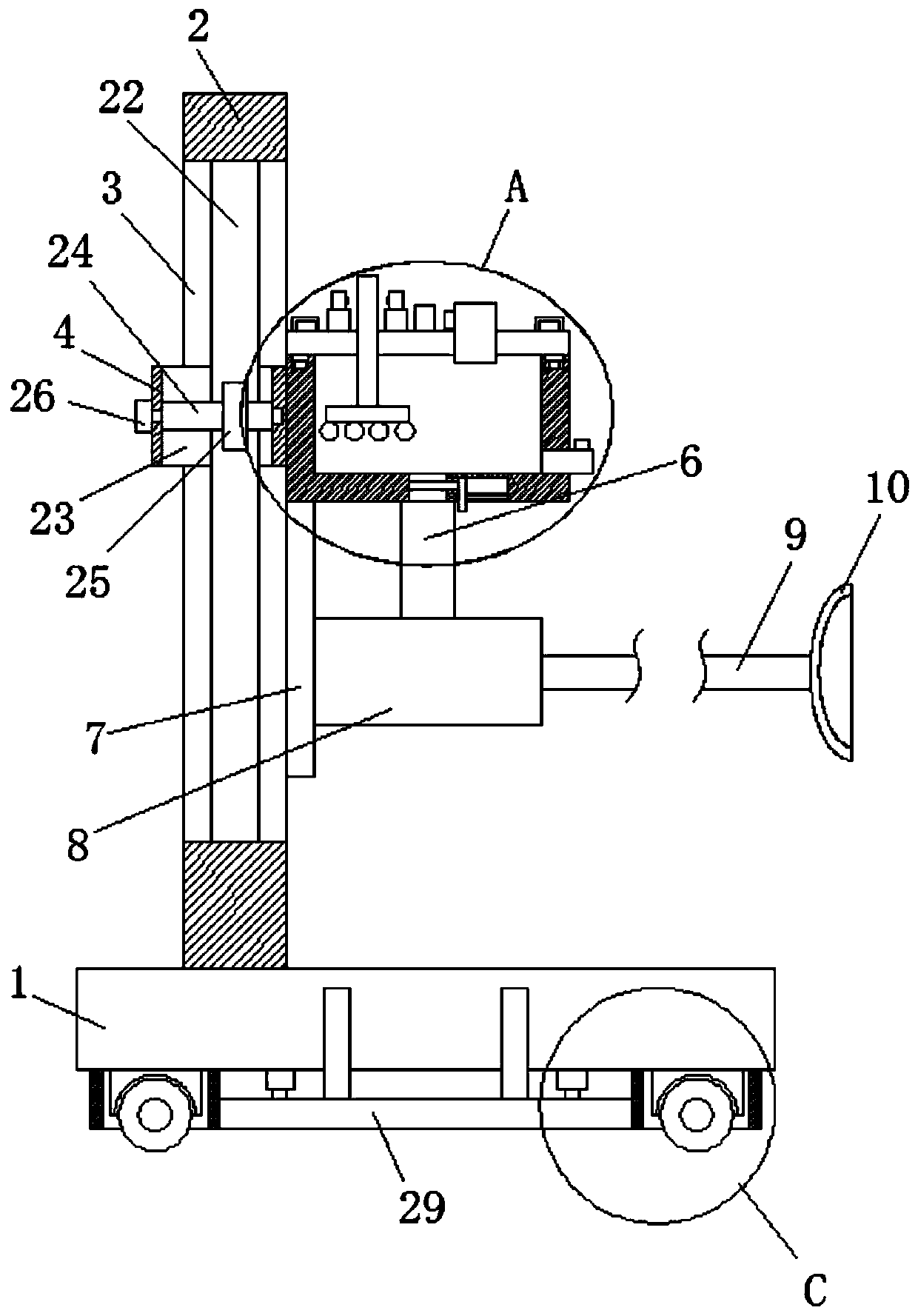 Breathing machine having function of aerosol inhalation spray inhalation for respiratory disease department