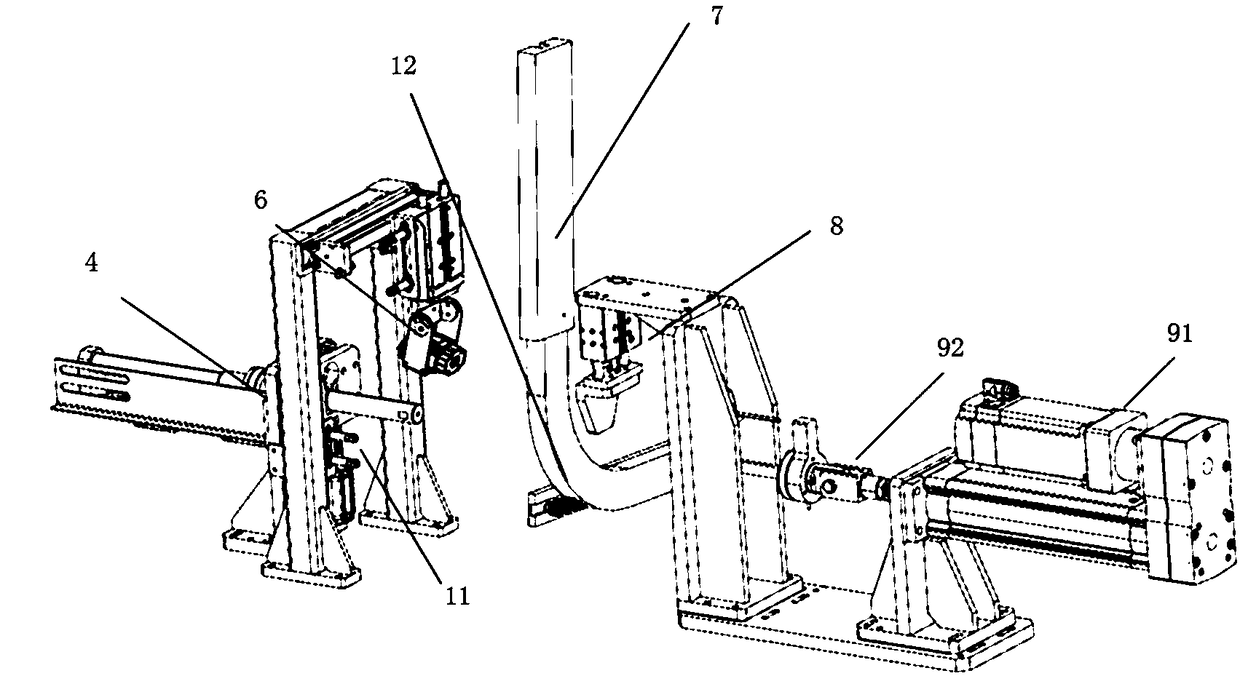 Error-preventing cartridge clip-type feeding bearing automatic press fitting mechanism and method