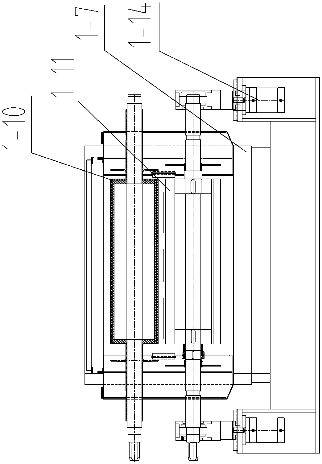 Steel strip degreasing processing production line