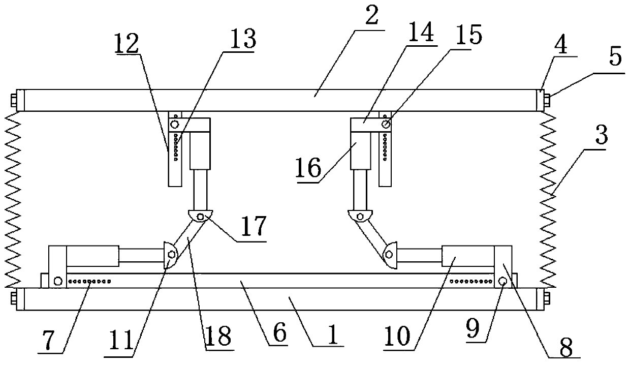 Fabricated building damping structure