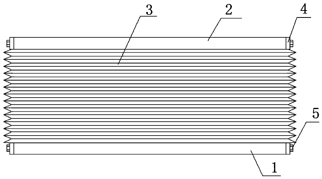 Fabricated building damping structure