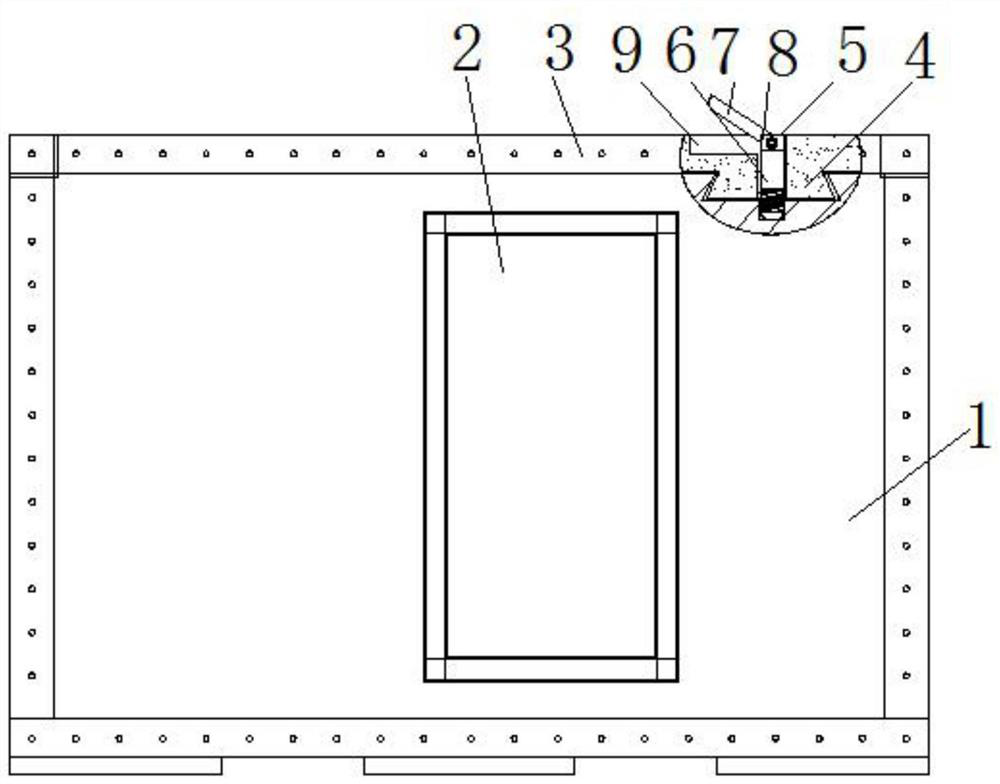 Household earthquake safety cabinet easy to disassemble and assemble