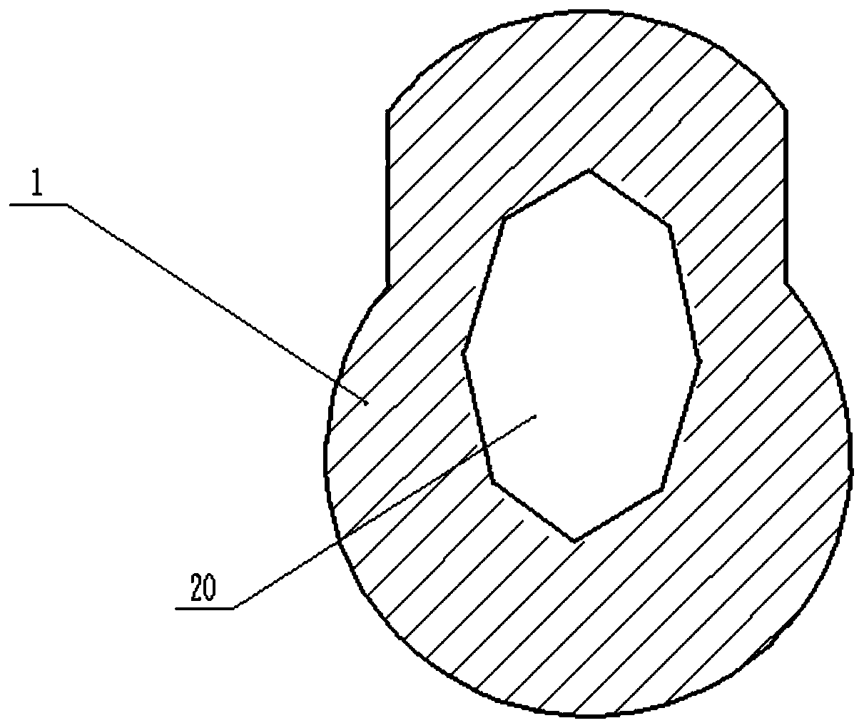 Urine collecting device for gynecological clinical examination