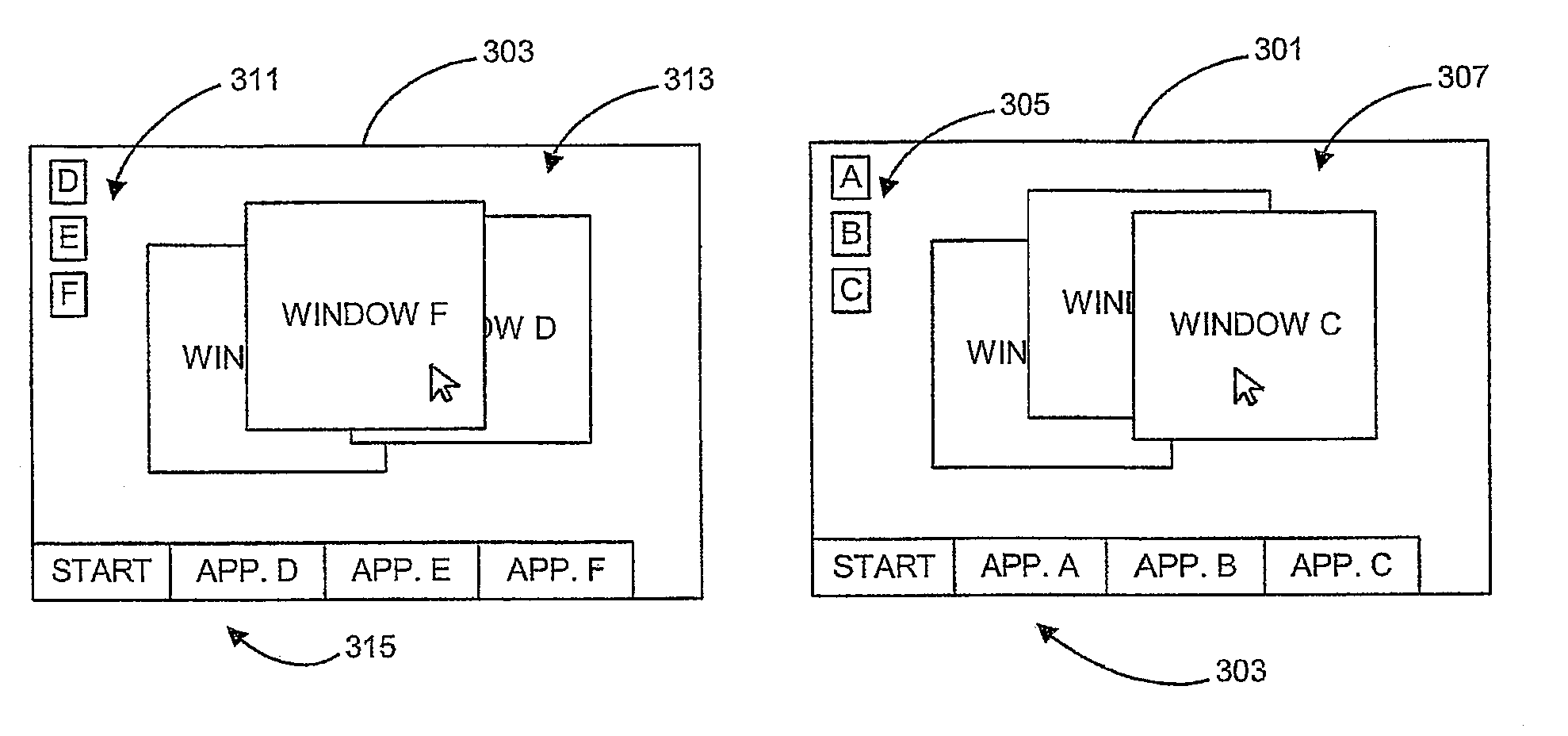 Preventing viewing by bystanders of information on a display screen