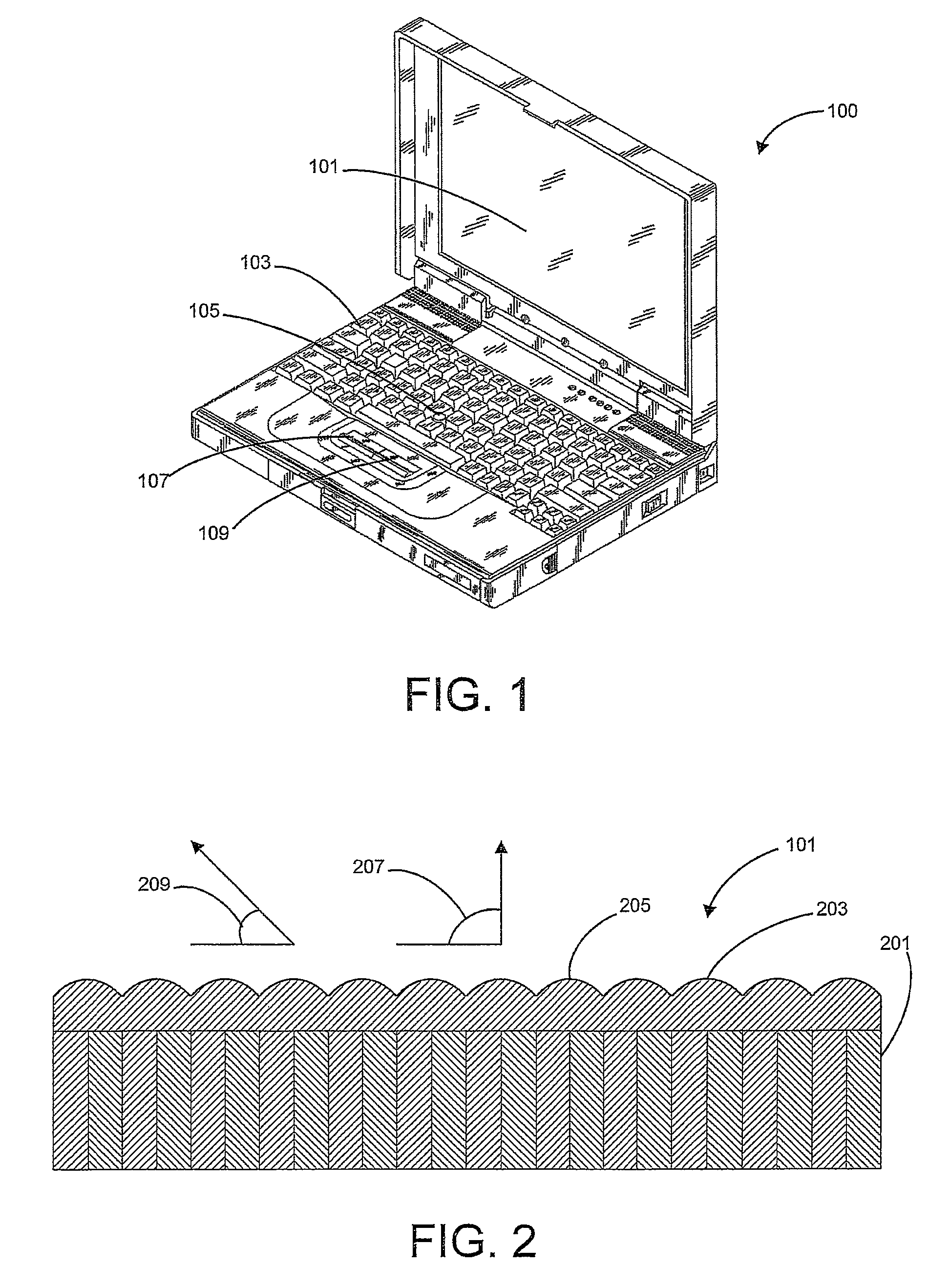 Preventing viewing by bystanders of information on a display screen