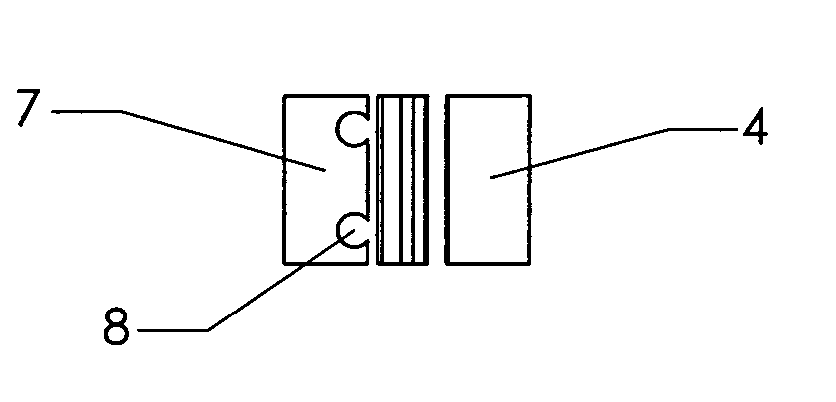 Bone block assemblies and their use in assembled bone-tendon-bone grafts