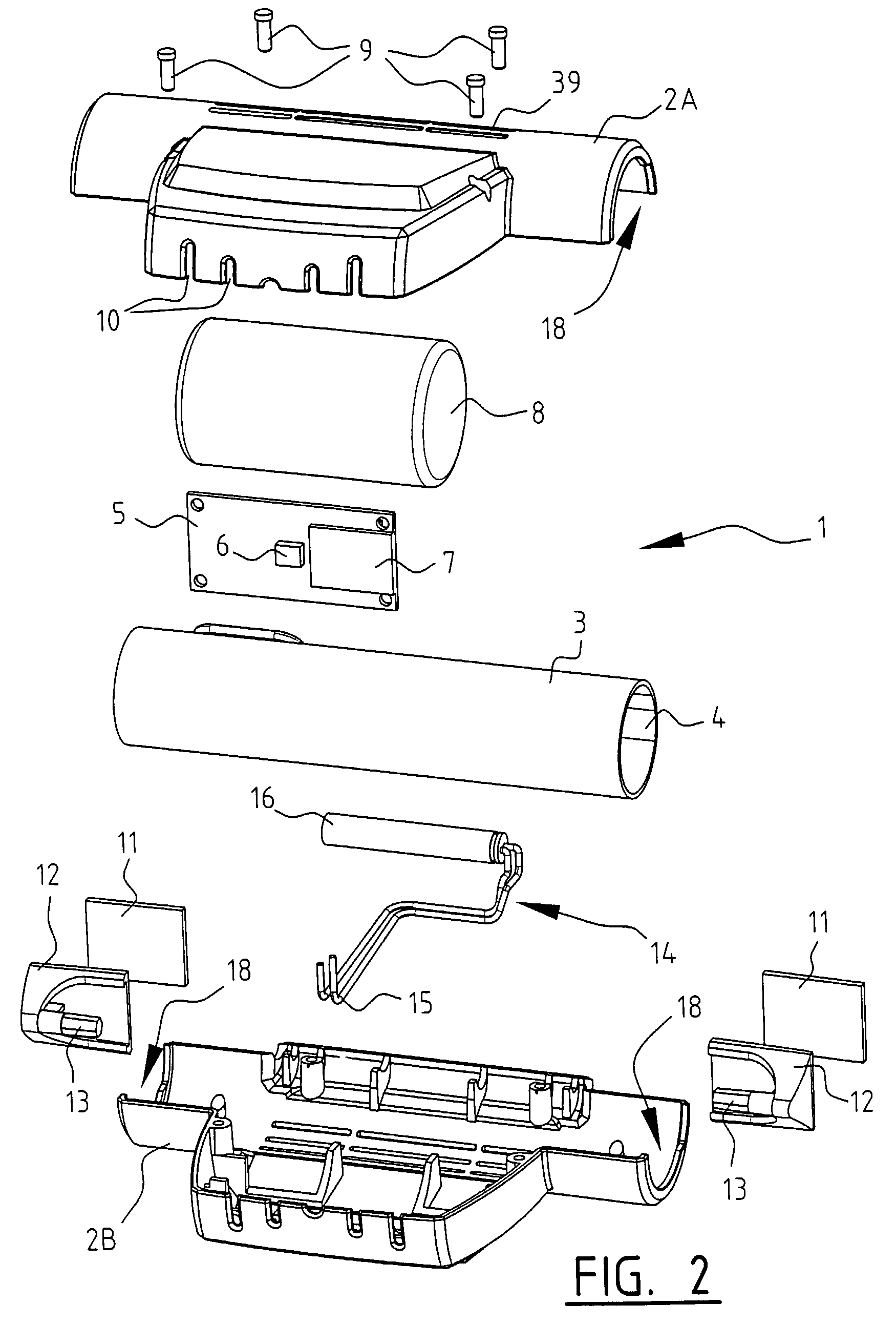 Device and method for protecting an object against fire