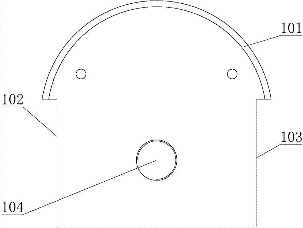 Clamp device for friction experiment of drum type friction plate