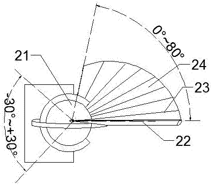 Aircraft with folding fan-shaped wings