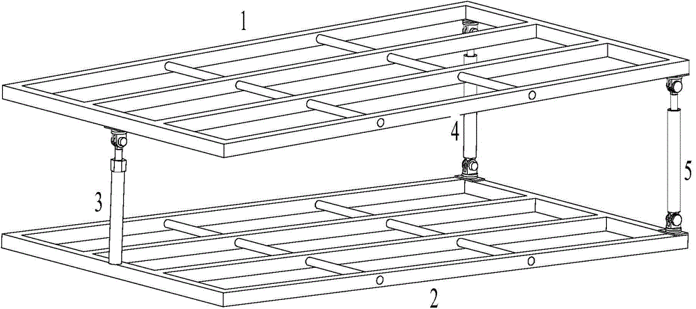 Double-layer support for flight vehicle assembling, transporting and docking