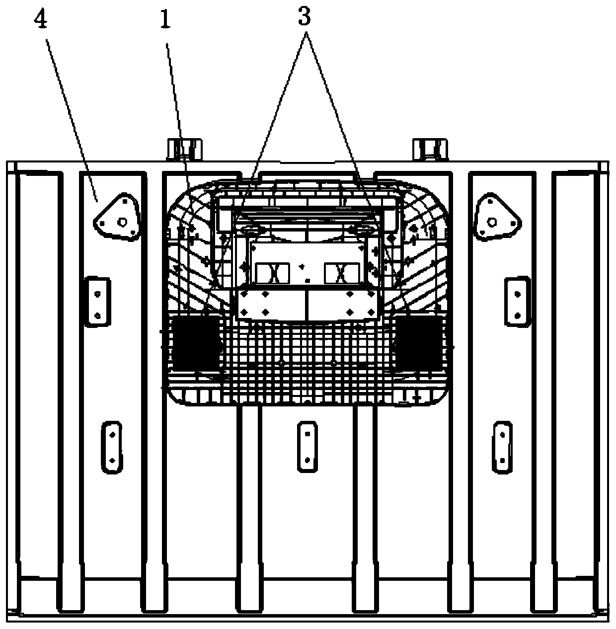 Parking air conditioner with solar cell panels