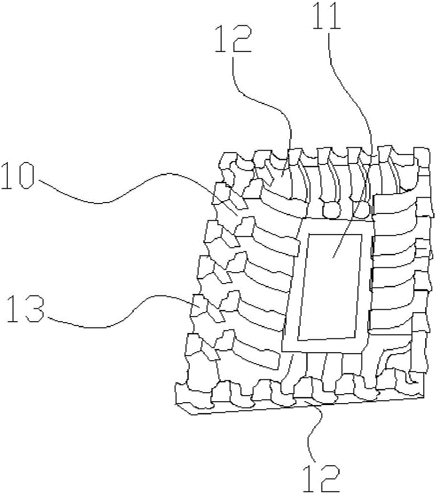 Mobile air conditioner paper holder package and processing method thereof