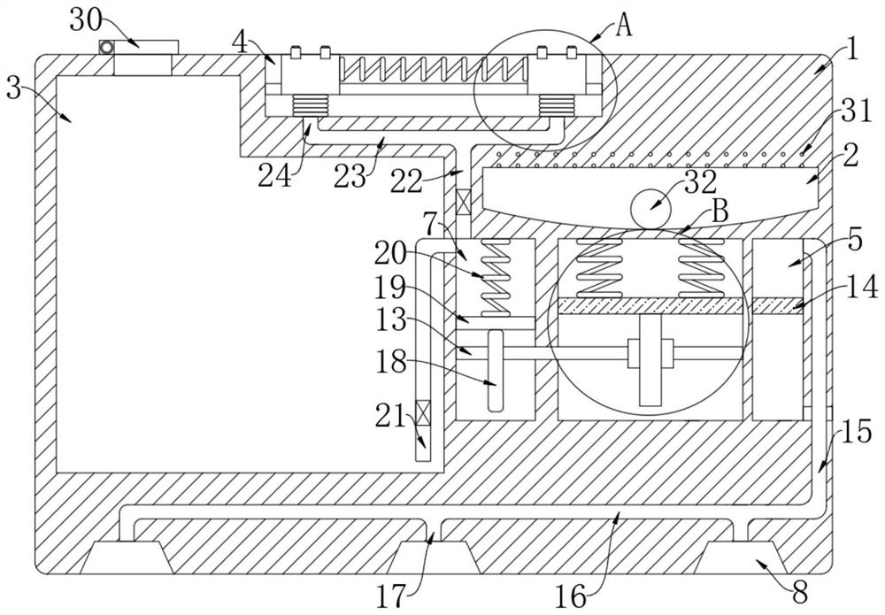 Vehicle-mounted air purification device for new energy automobile