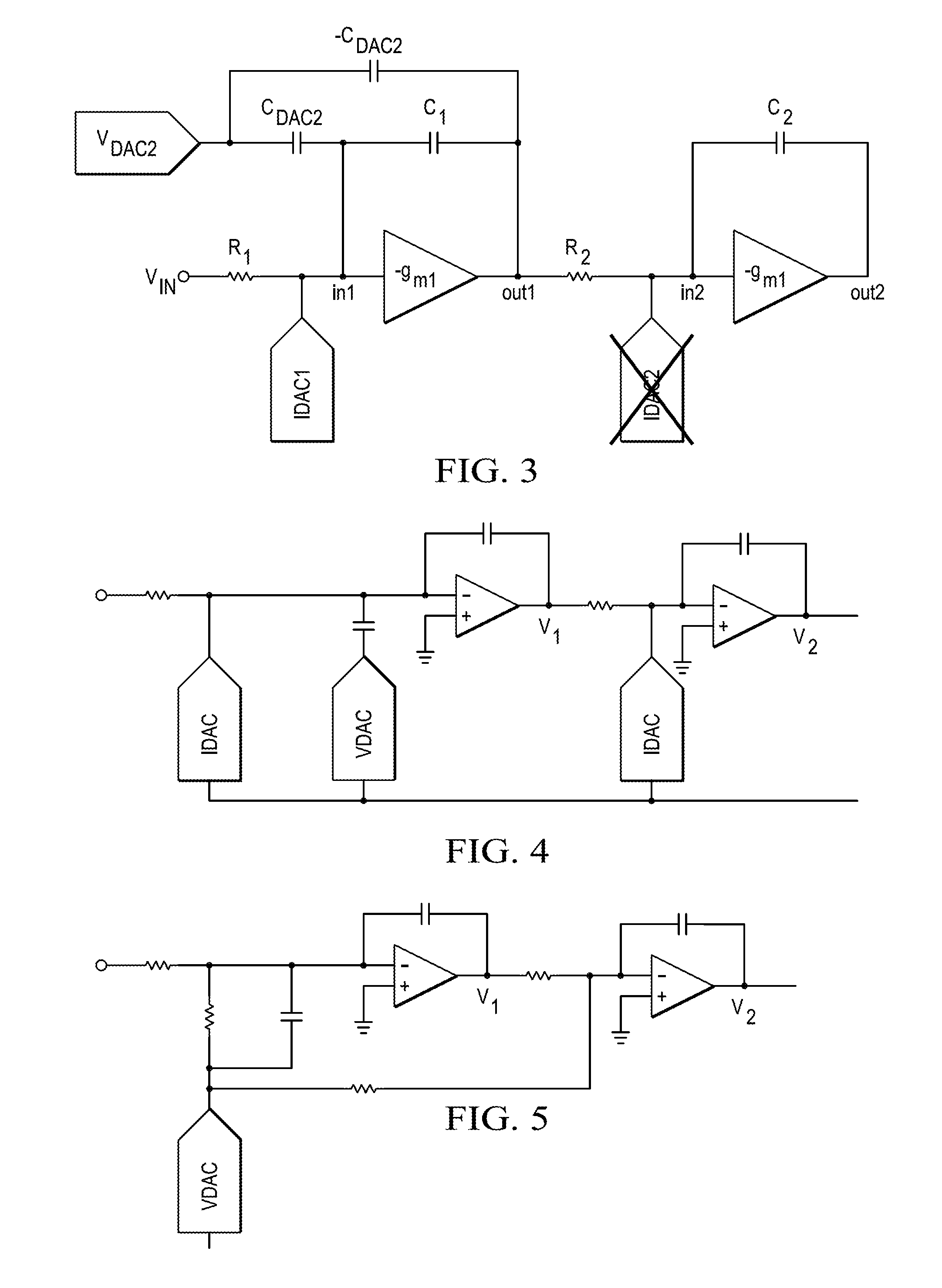 Integrator output swing reduction