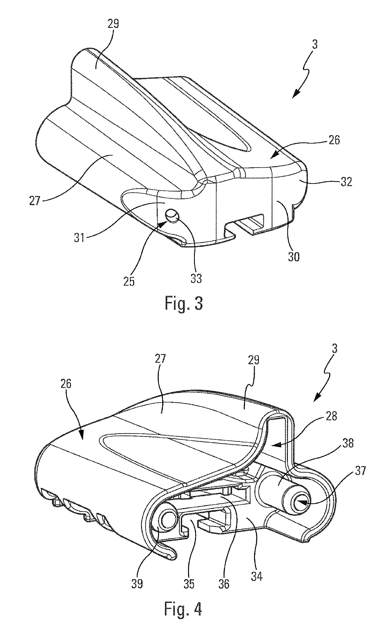 Wiper blade including a device and a means for spraying a washing liquid